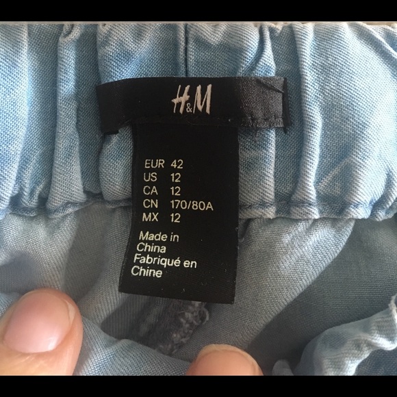 H&M Chambray style pants - Picture 6 of 8